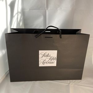 Saks Fifth Avenue shopping bag